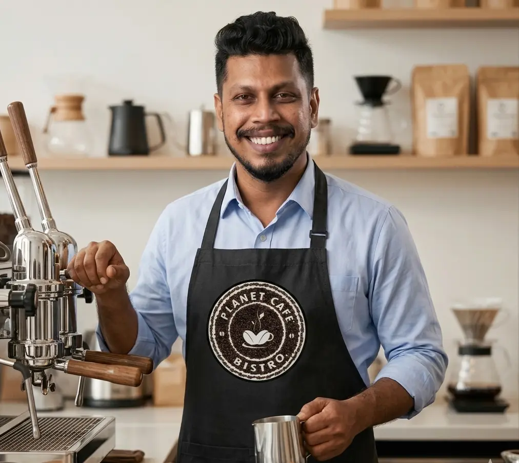 Mohammed Shabeel, founder of Planet Café